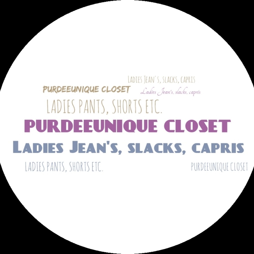 Ladies Jean's, slacks, capris ect